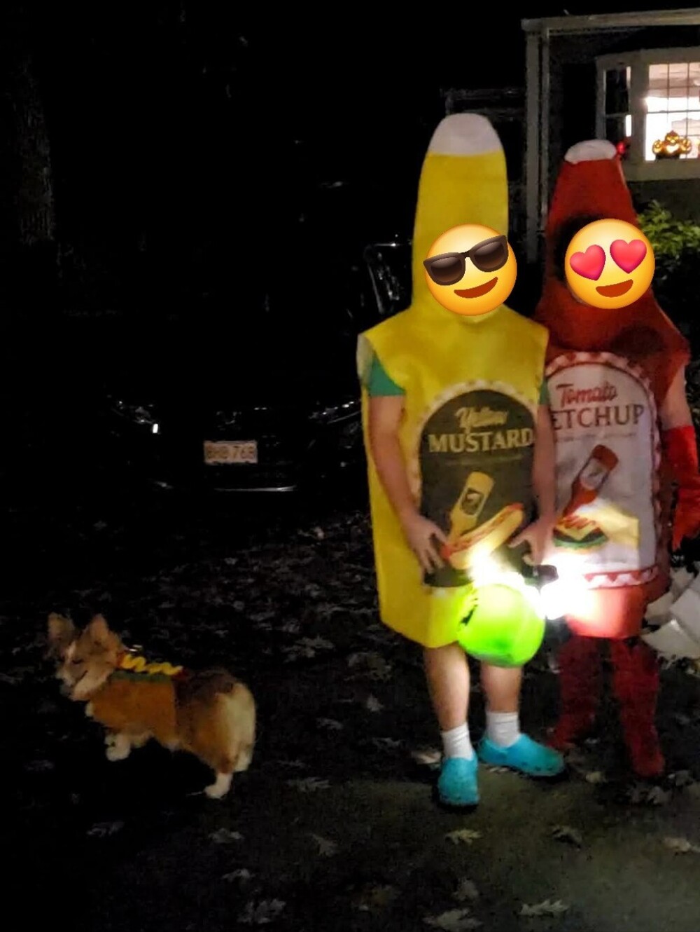 Couple Costume Set: Yellow Mustard And Red Ketchup- Fun Food-Themed Outfit